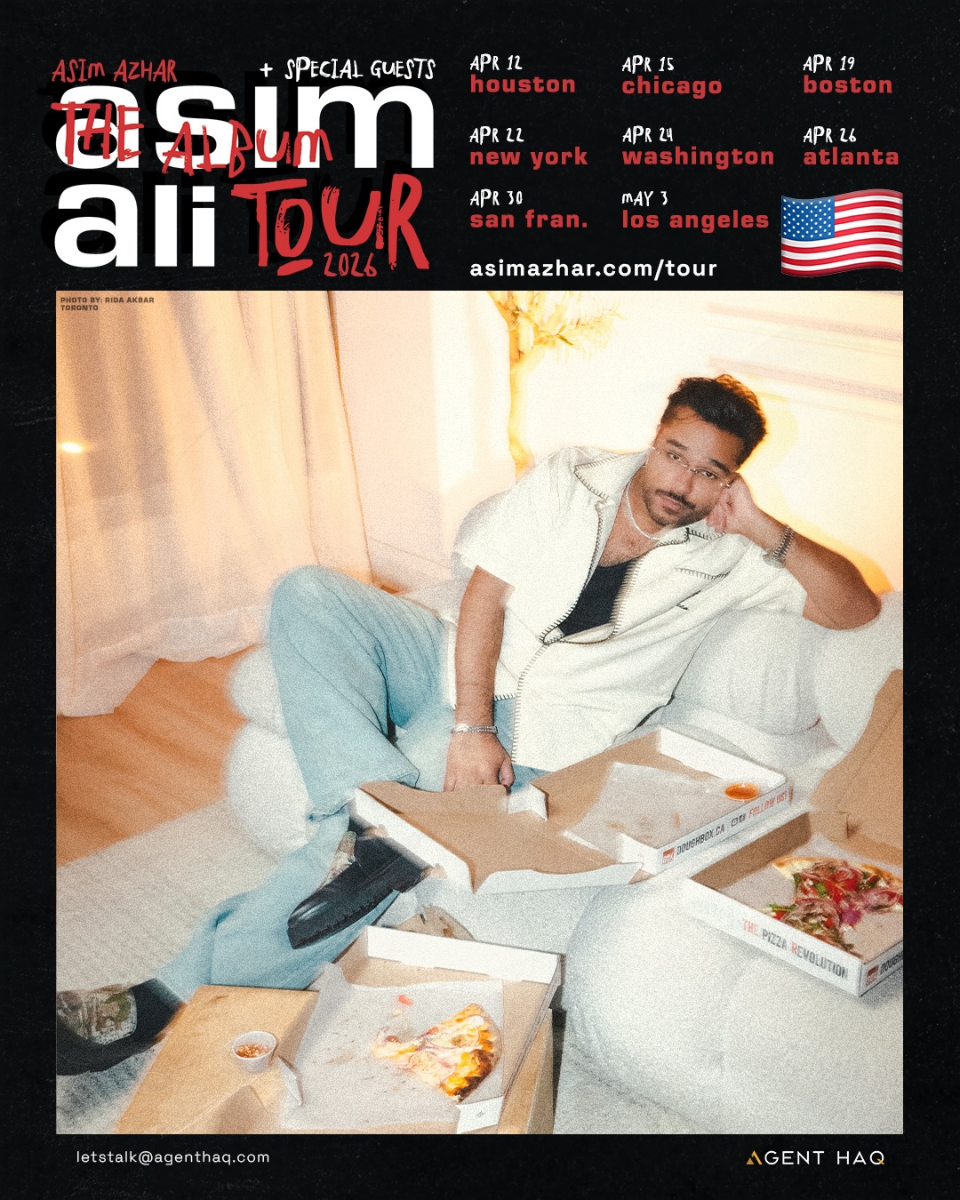 Asim Azhar Asim Ali The Album Tour Poster 2026